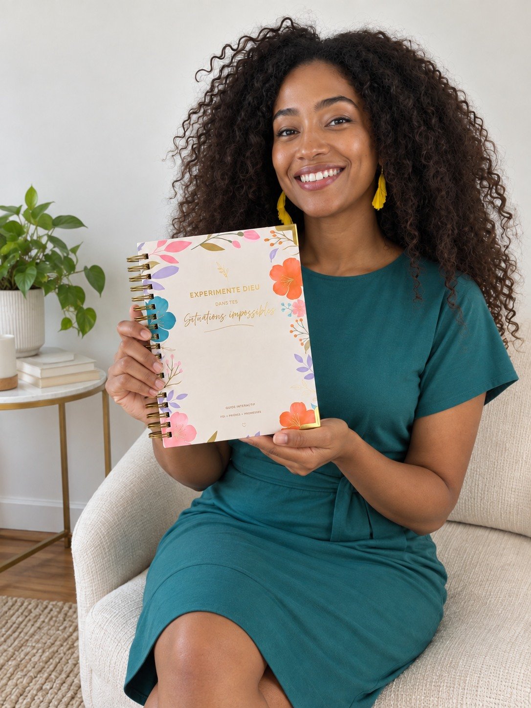 workbook-planner_confie_lui_limpossible_florale_ - La Page Blanche