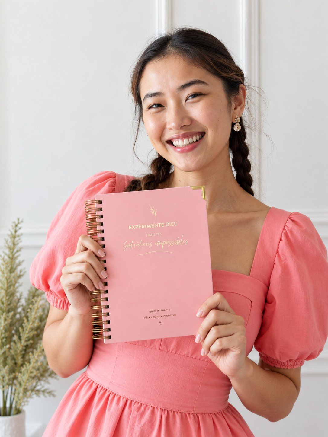 workbook-planner_confie_lui_limpossible_rose poudré_ - La Page Blanche